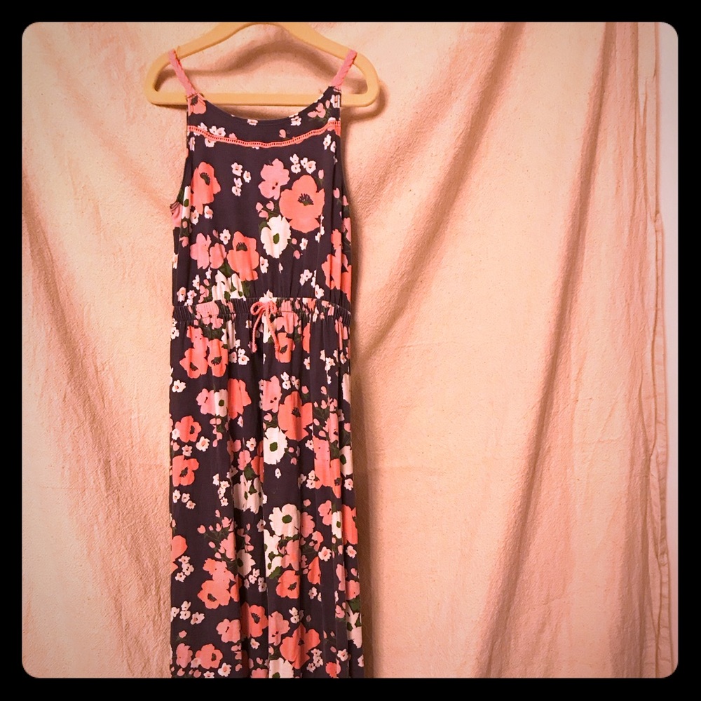 Girls Cherokee floral maxi sz M(7/8)